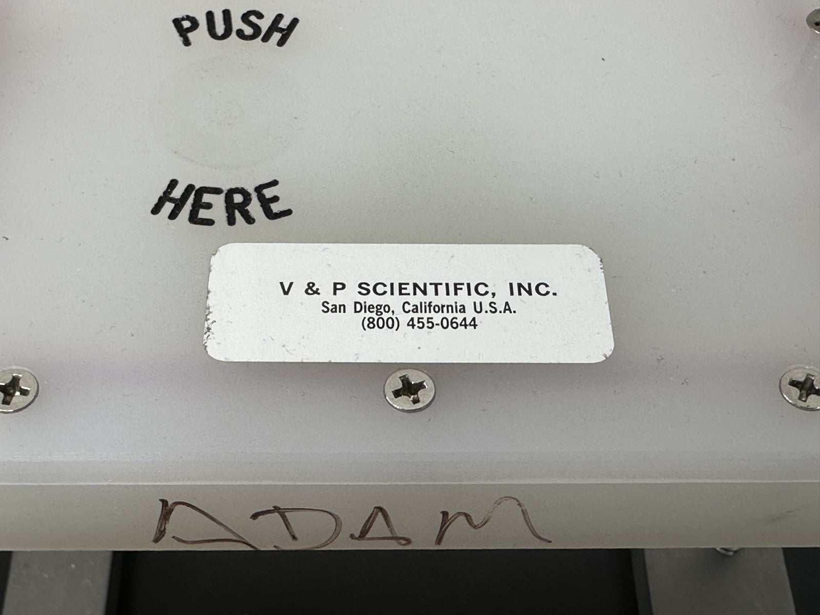 V&P Scientific Laboratory Pin Tool Microplate Replicator Transfer Array Fixture3