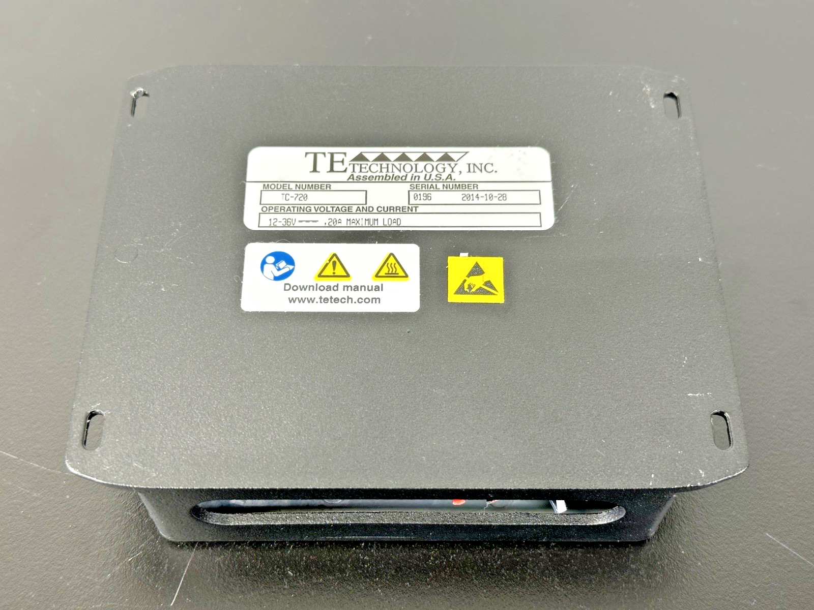 TE Technology TC 720 Thermoelectric Temperature Controller 12 36VDC 20A3