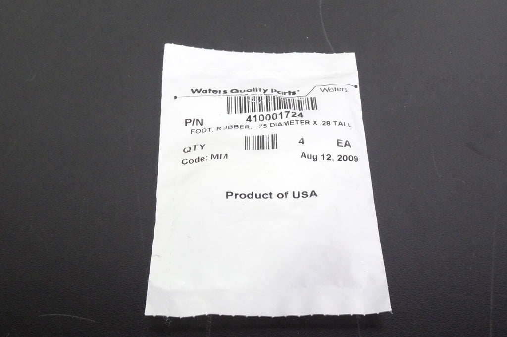 Waters 410001724 Foot R JBBER .75 Diameter  X .28 Tall0