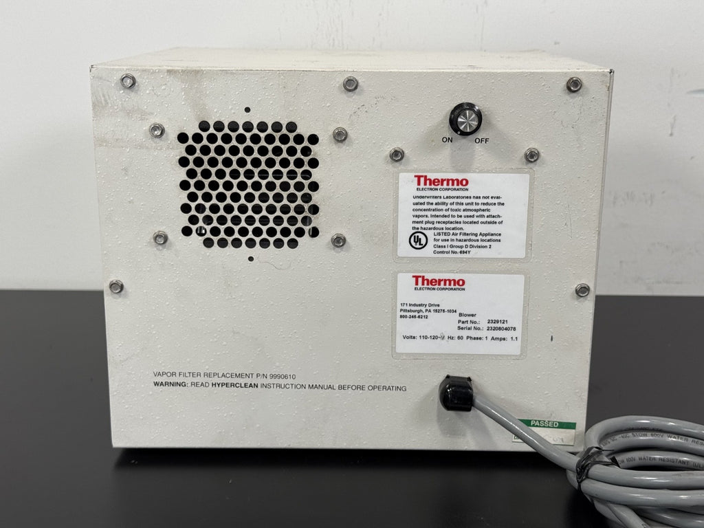 Thermo Scientific 2329121 Hyper Clean Vapor Carbon Filter Blower Workstation3