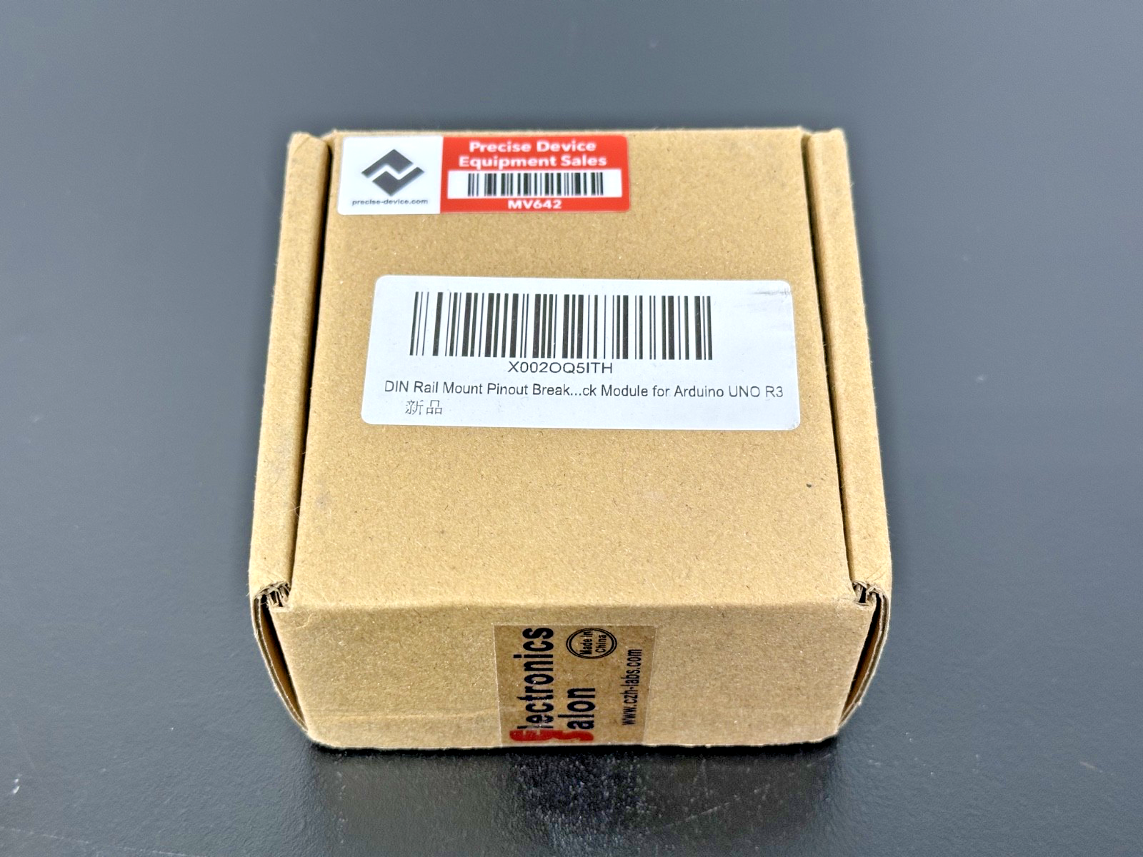 CZH-LABS DIN Rail Pinout Breakout Terminal Block Module for Arduino UNO R3 New0