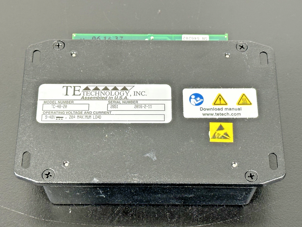 TE Technology TC 48 20 Thermoelectric Temperature Controller 9 48VDC 20A2