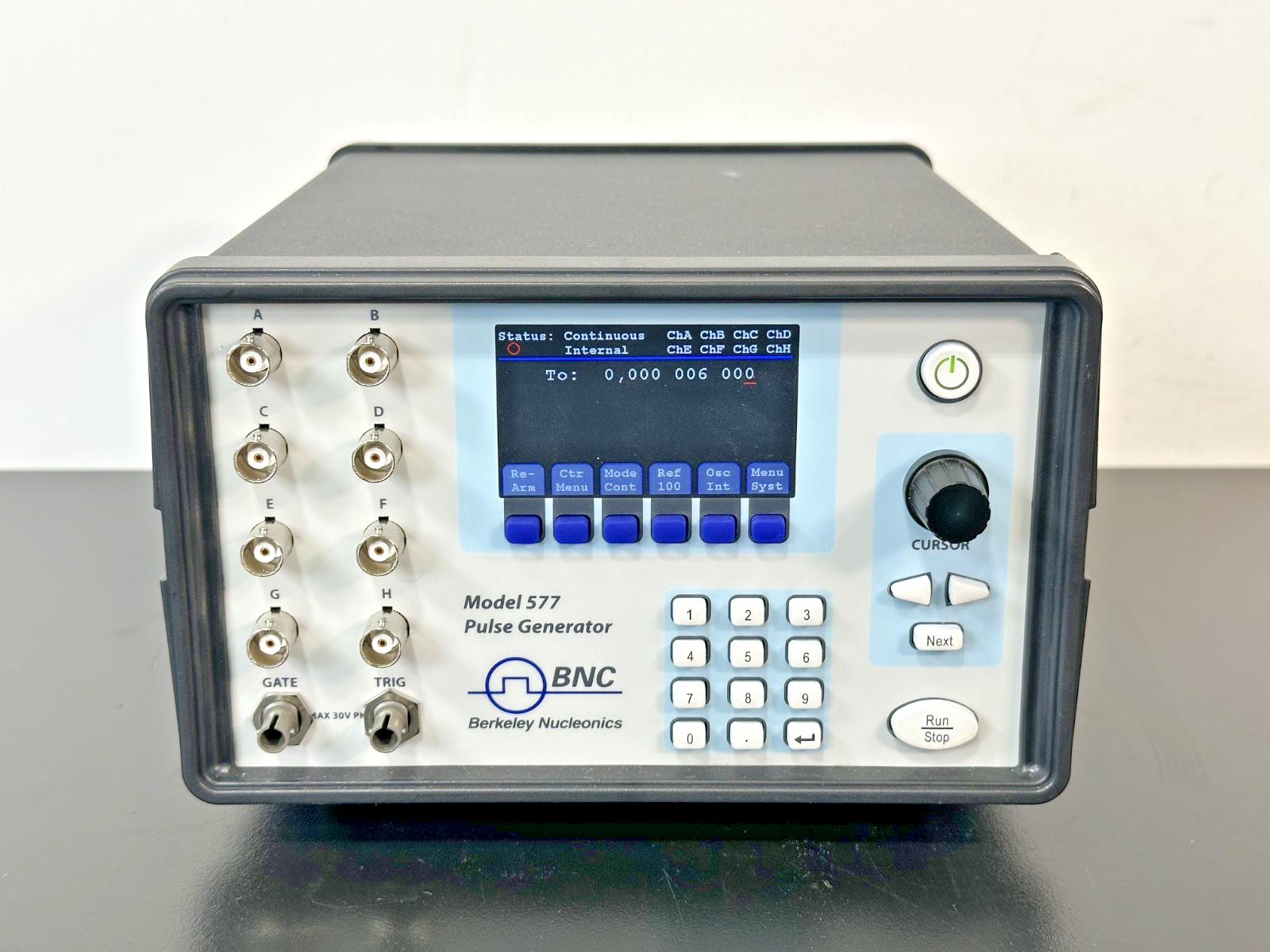 BNC Berkeley Nucleonics 577 8 Ch Digital Delay Pulse Generator GPIB LAN0