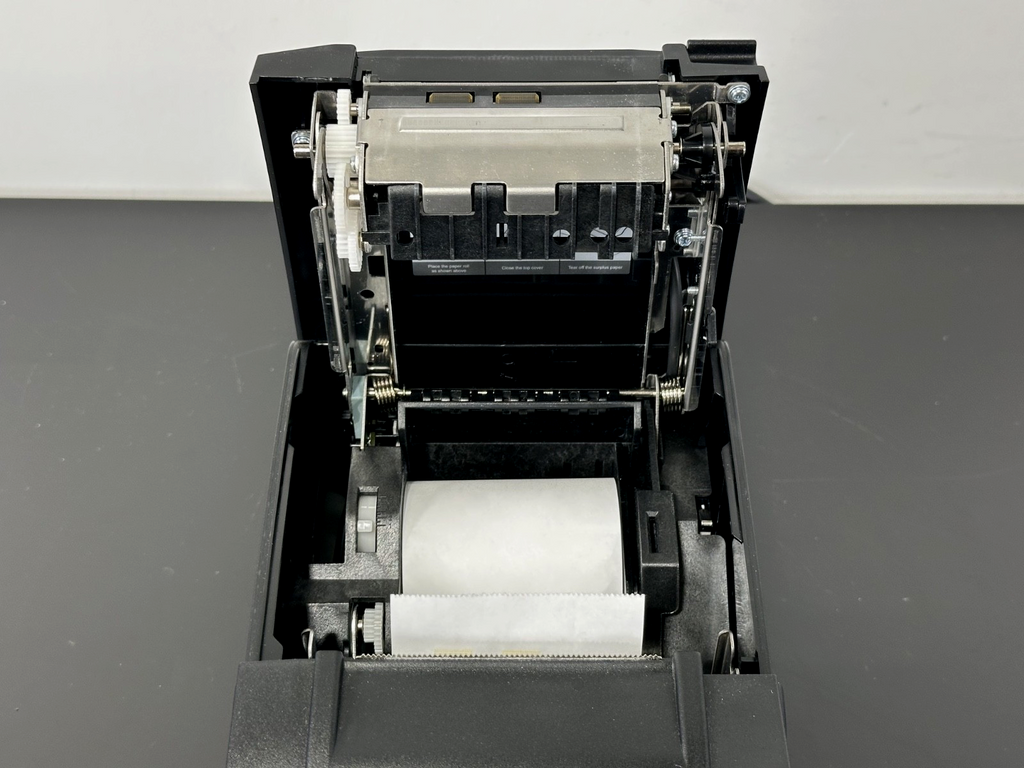 SNBC BTP M300 Thermal Receipt POS Printer w/ Cables CD Manual Tested2