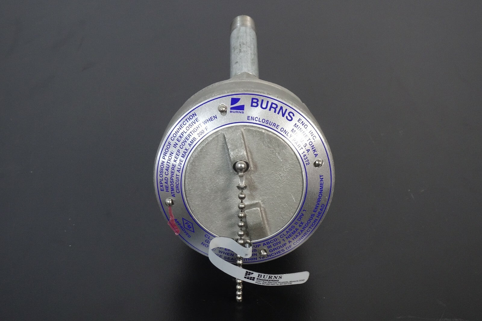 BURNS EXPLOSION PROOF PROBE AND HOUSING 143720