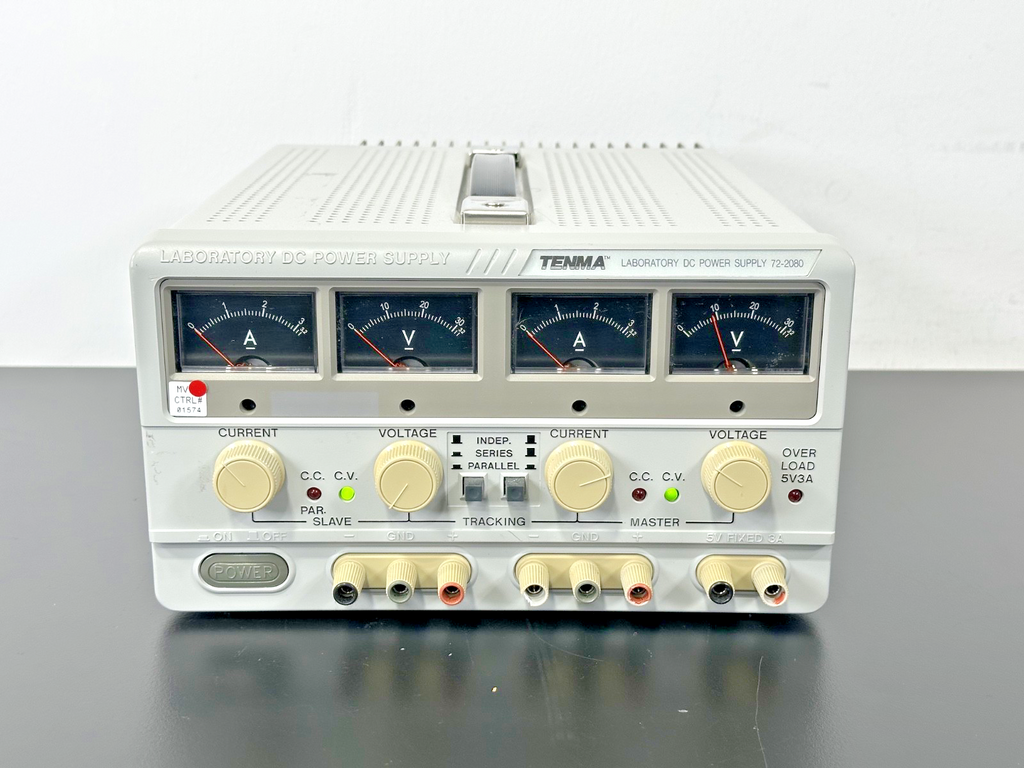 Tenma 72 2080 Triple Output DC Laboratory Power Supply 30V 3A Powers On Working0