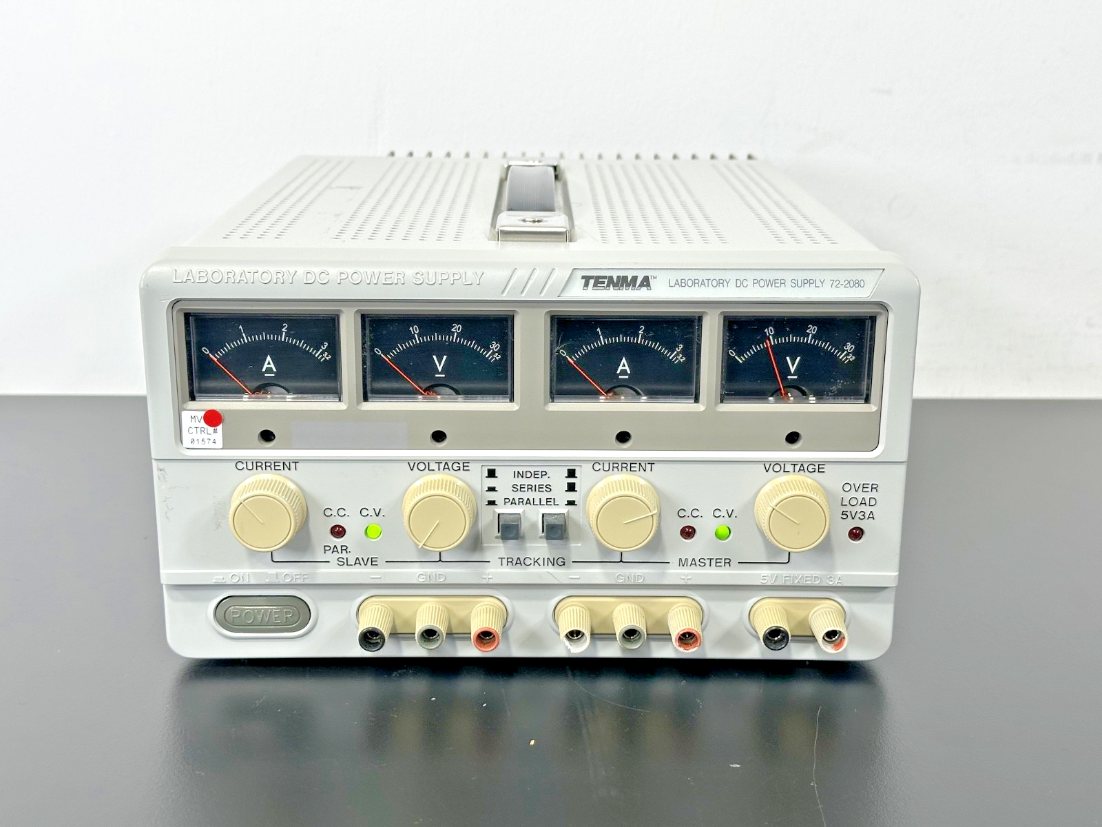 Tenma 72 2080 Triple Output DC Laboratory Power Supply 30V 3A Powers On Working0