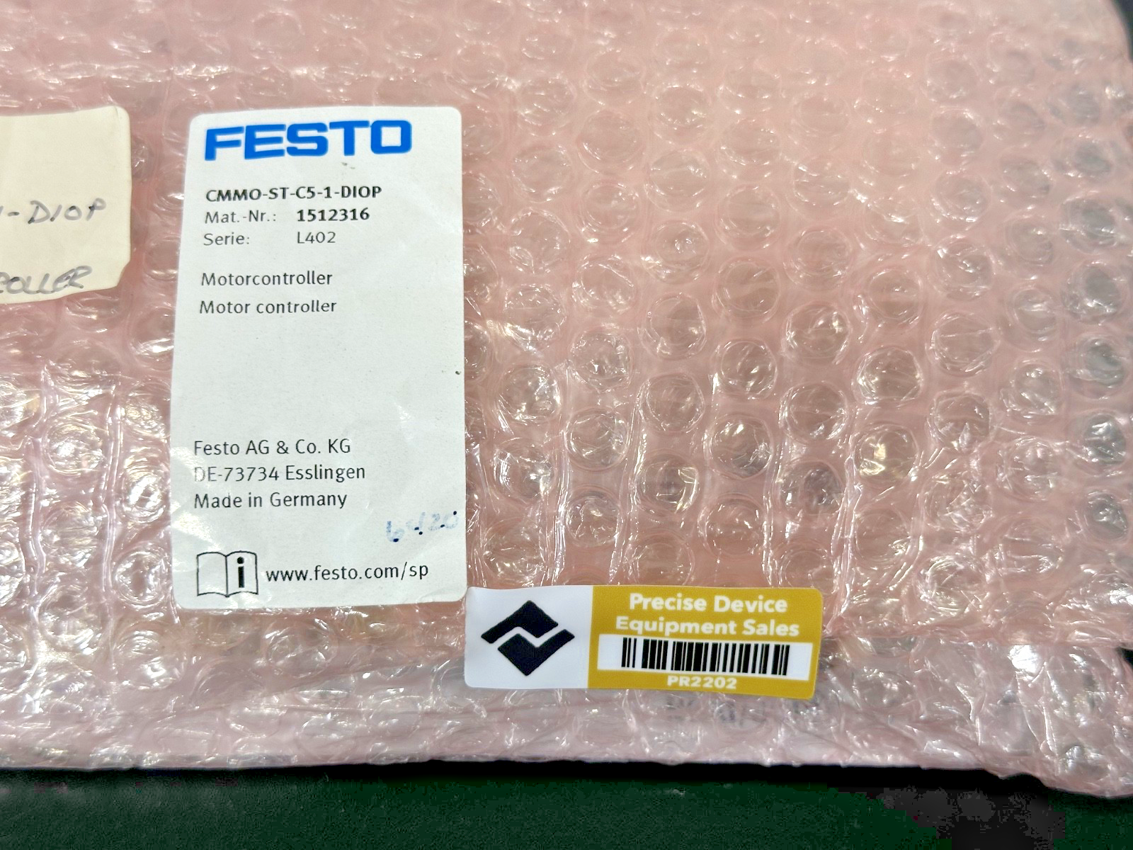 Festo CMMO ST C5 1 DIOP Motor Controller 1512316 New Open Box5