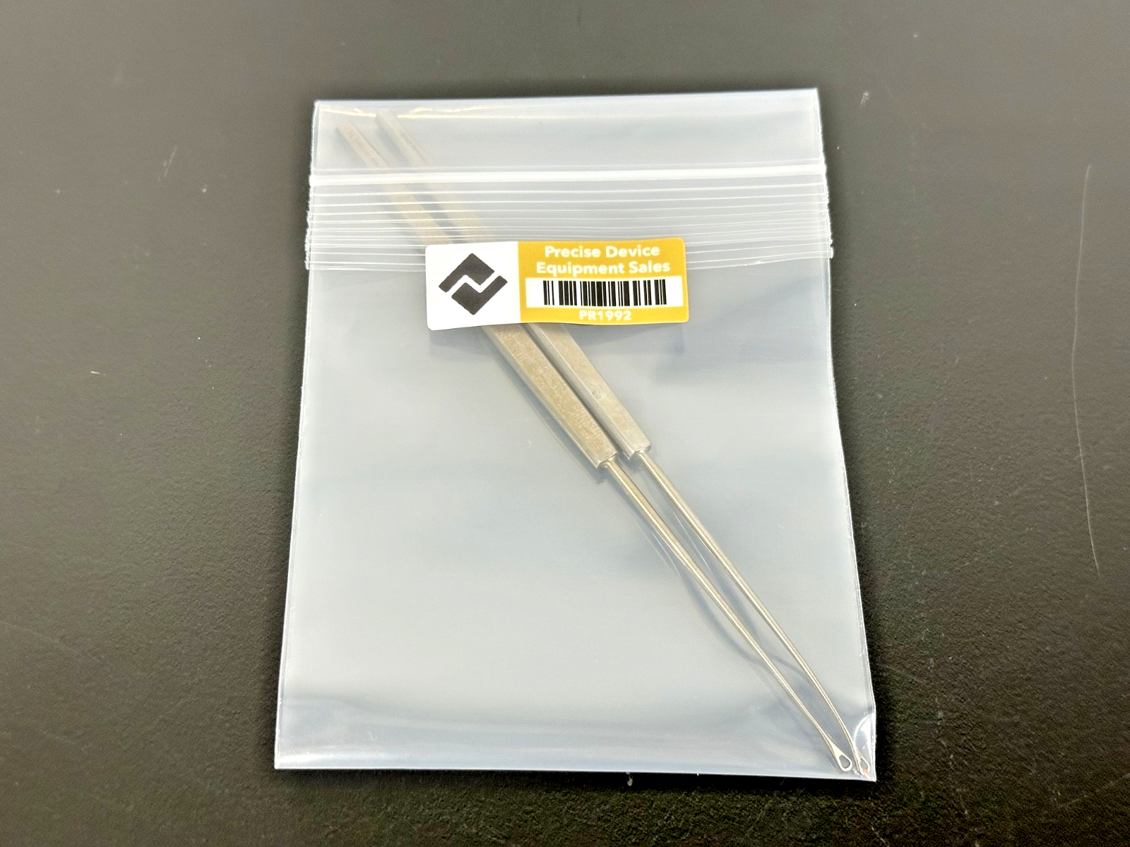 Lot of 2 Aesculap MA053R Shapleigh Angled 1.5mm Curettes 6.5"3