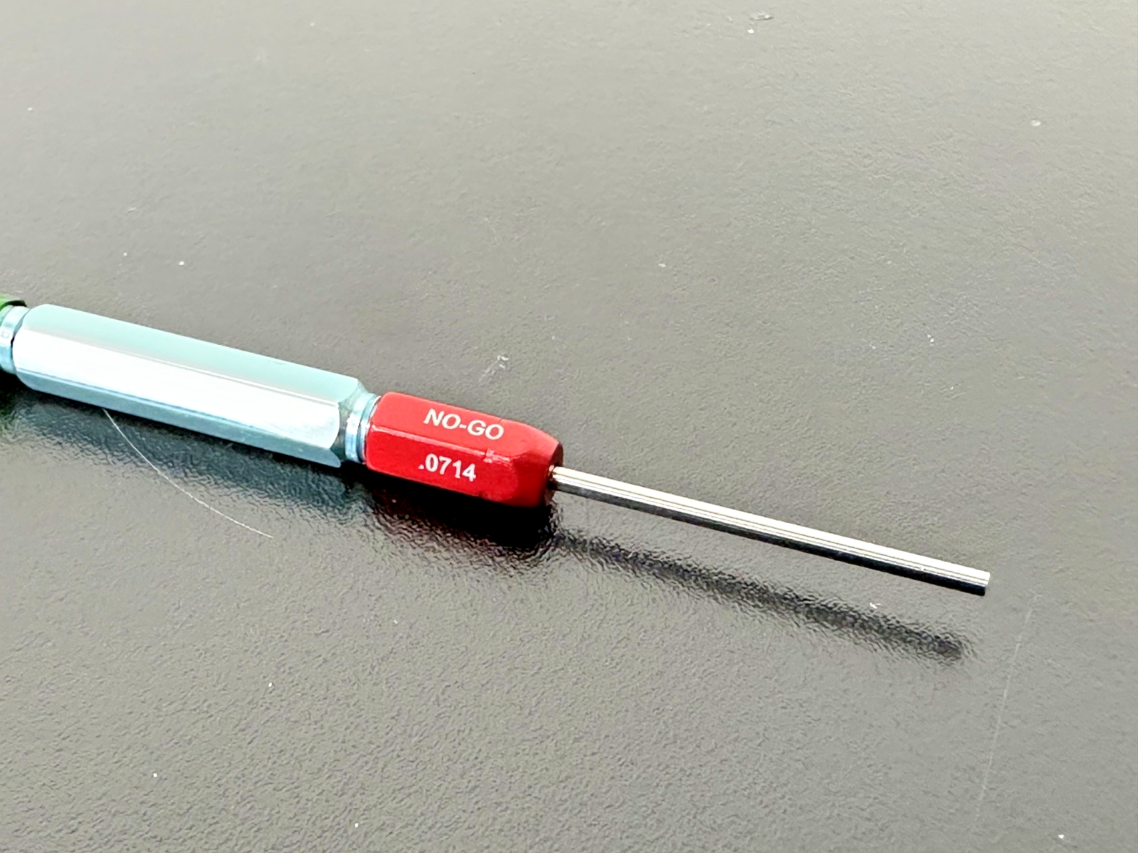 Vermont Gage 151102330 Class X GO/NO GO Pin Gage .0713/.07143