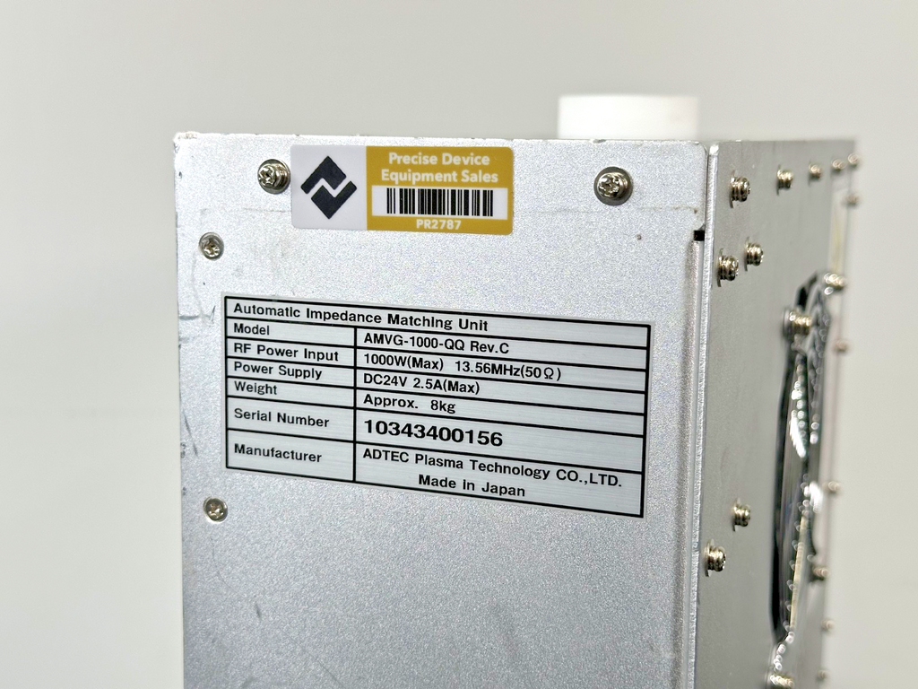 ADTEC AMVG 1000 QQ Rev C Automatic Impedance Matching Unit 1000W 13.56MHz Used4