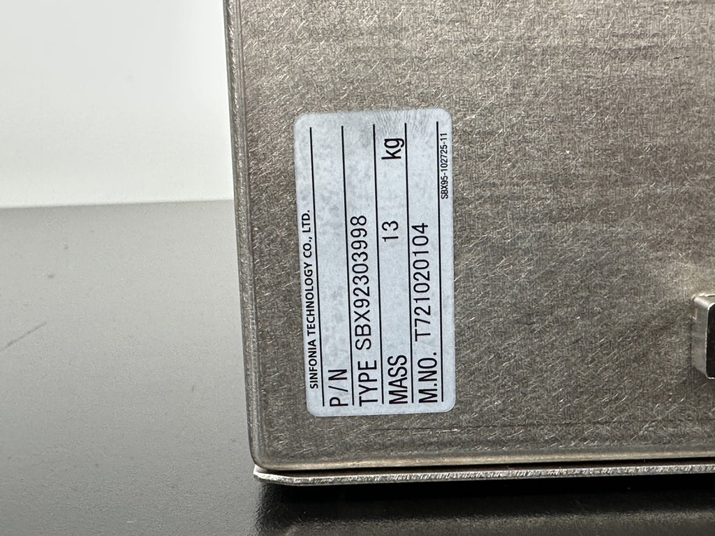 Sinfonia Technology SBX92303998 Industrial Controller Module Unit5