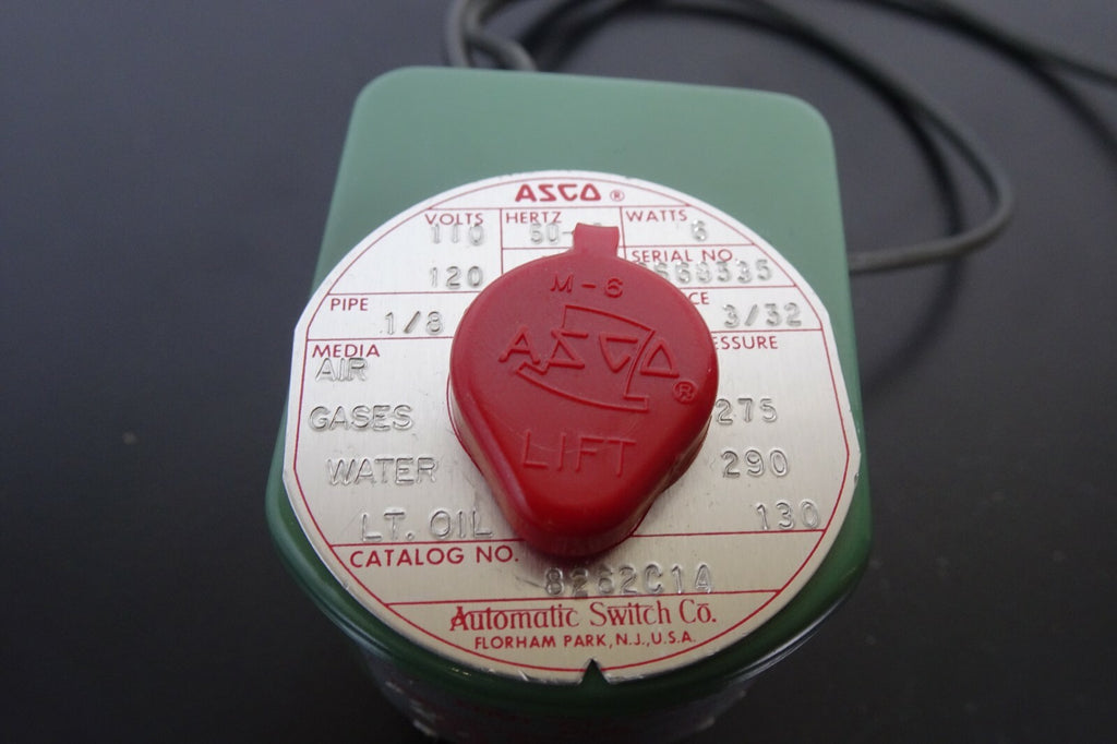 ASCO Red Hat Listed Shut Off Valve 104R 120/60, 110/502
