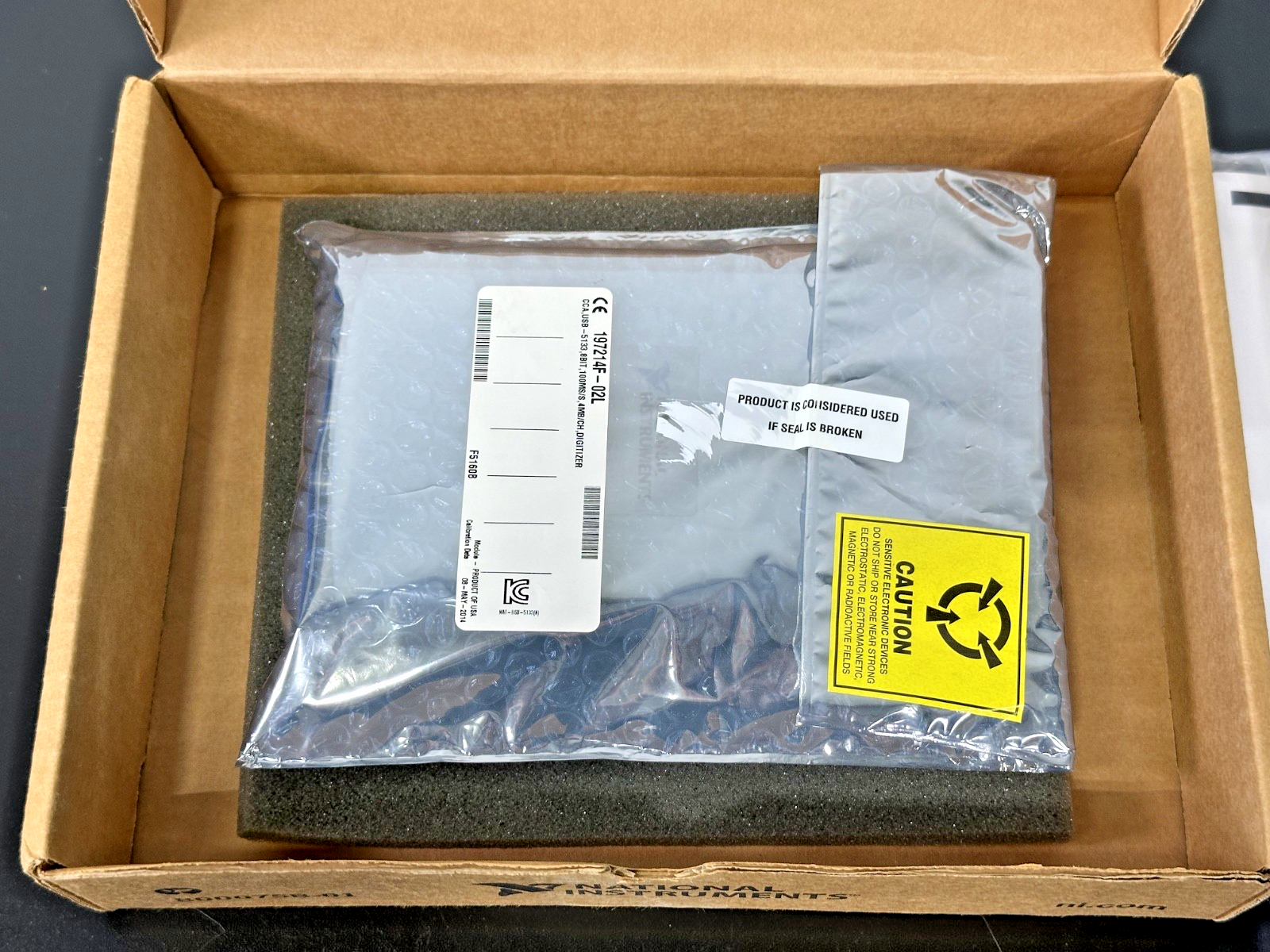 National Instruments NI USB 5133 779970 01 100 MS/s 2 Channel Digitizer Open Box1