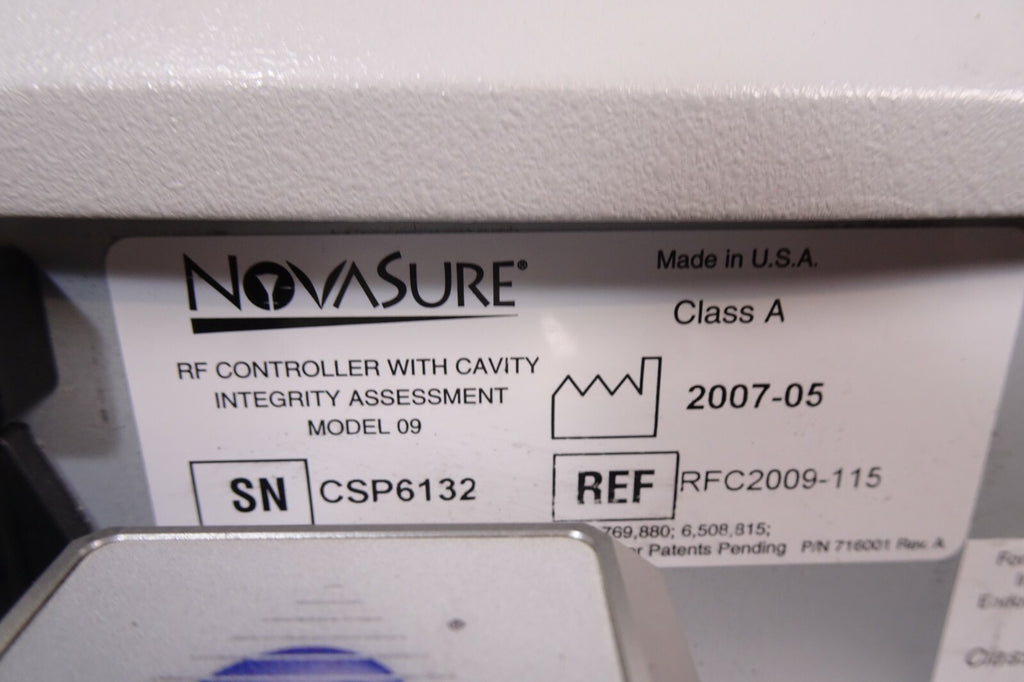 Hologic NovaSure RFC 2009 115 Endometrial Ablation System Controller6
