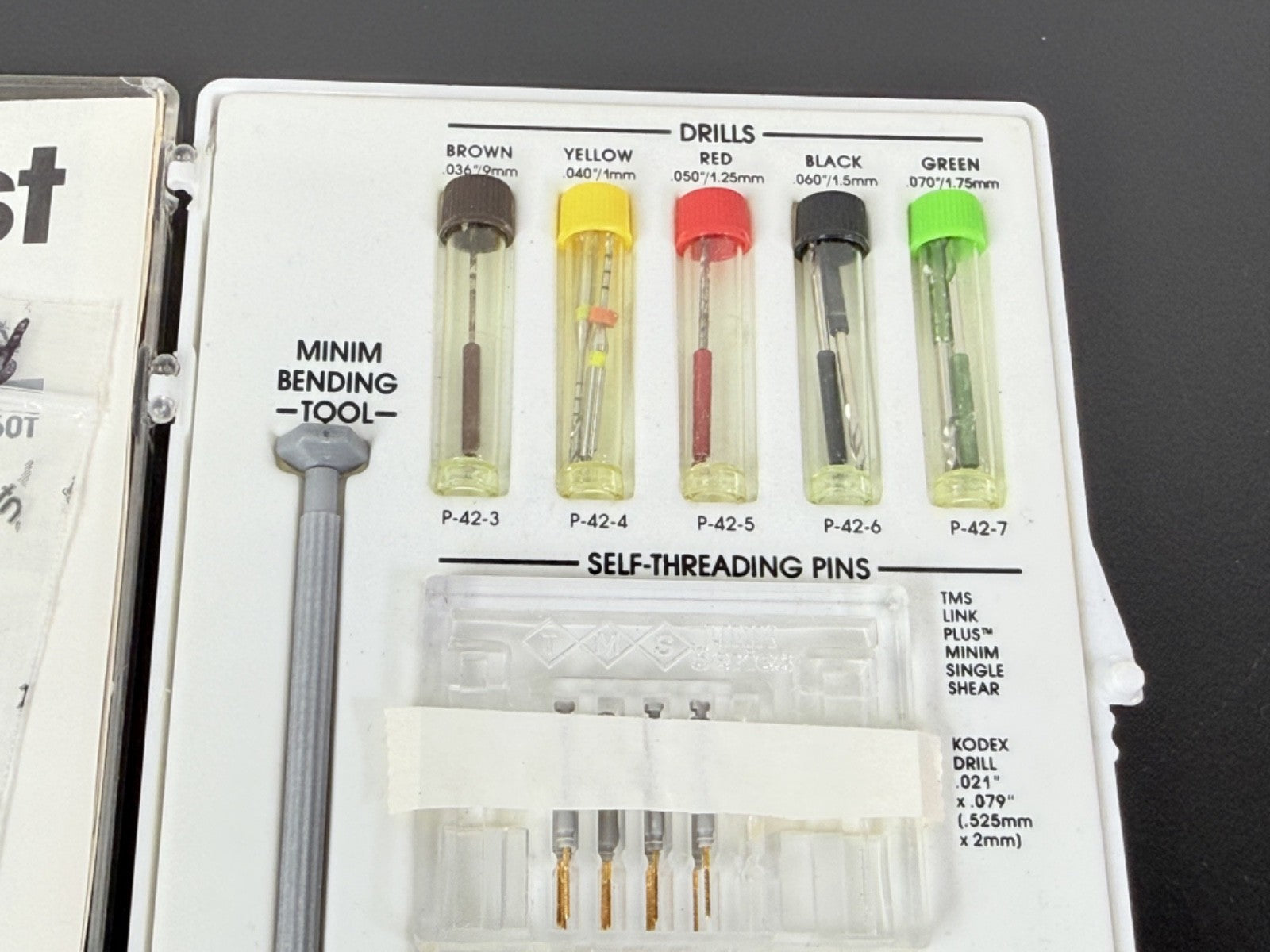 Whaledent Para Post System P 60 Intro Kit Dental Post & Core Set1