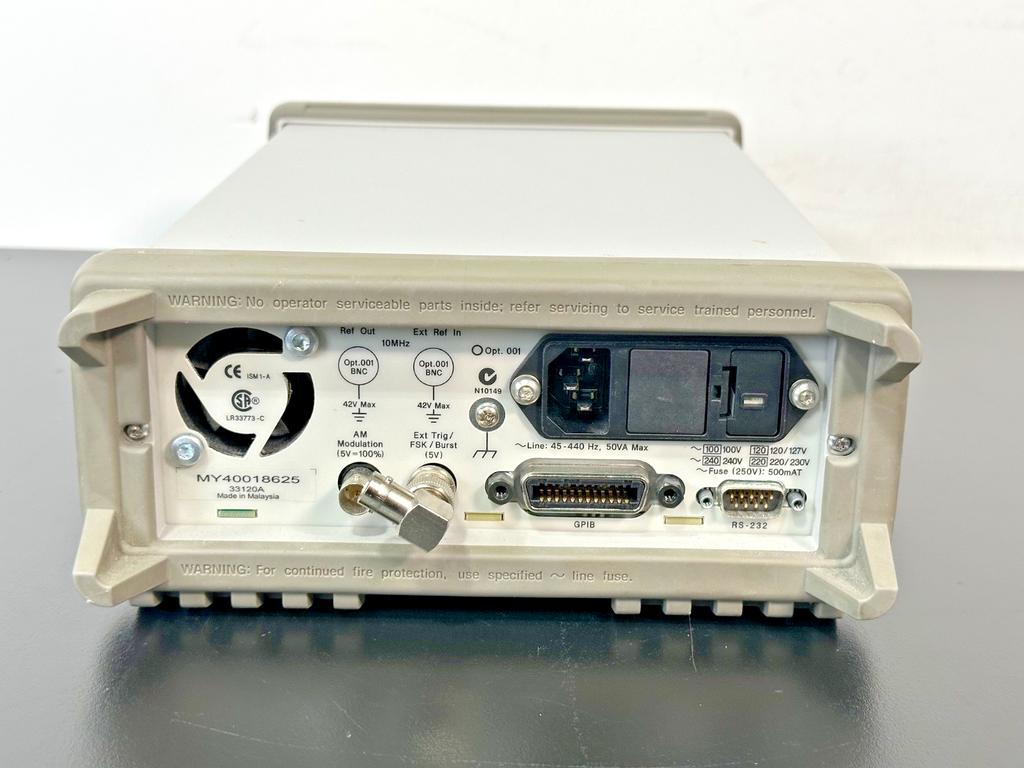 Agilent 33120A 15MHz Function Arbitrary Waveform Generator3
