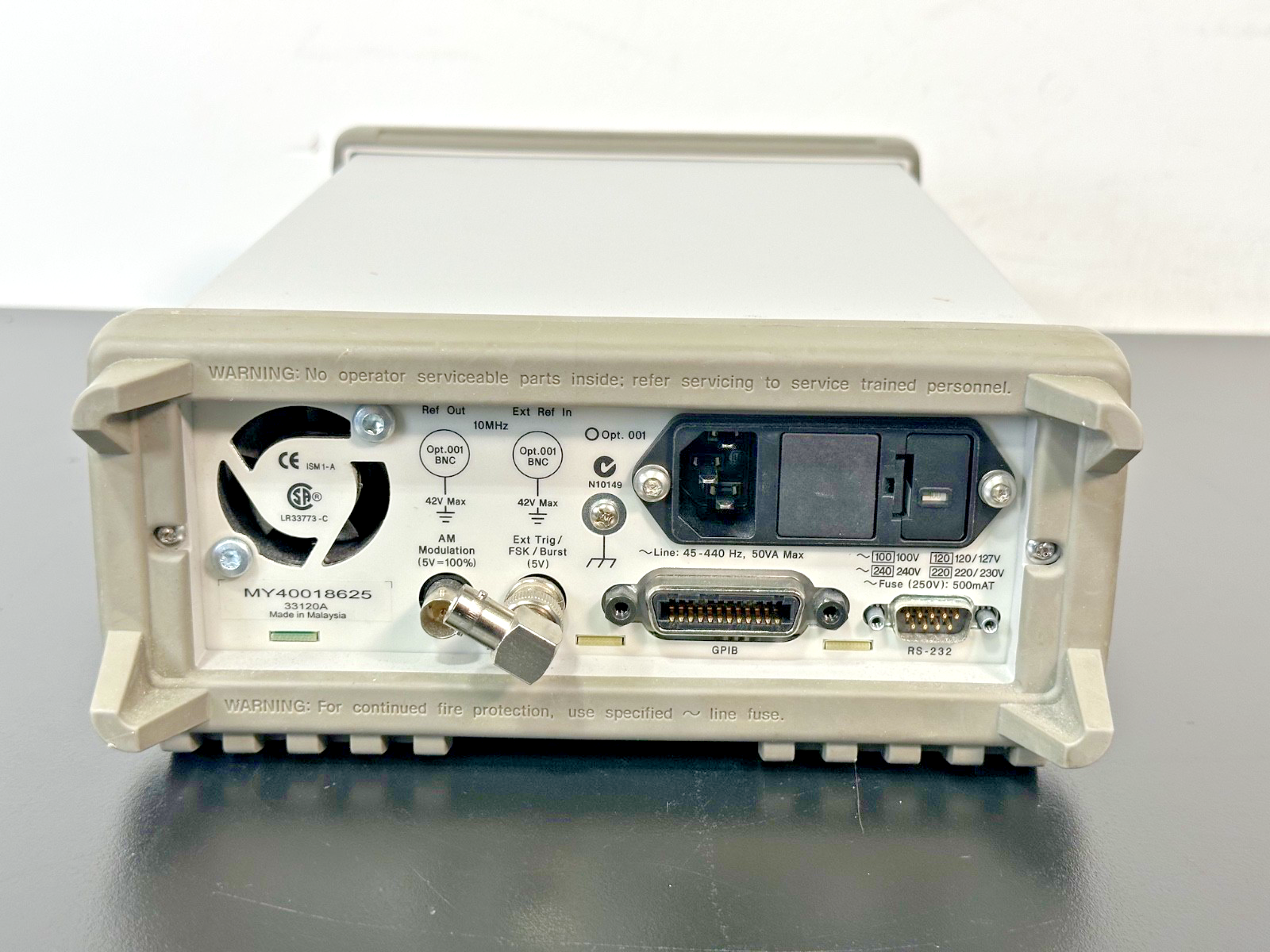 Agilent 33120A 15MHz Function Arbitrary Waveform Generator3