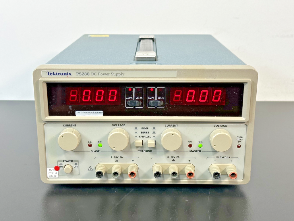 Tektronix PS280 Triple Output DC Power Supply 30V 2A Tested Working0