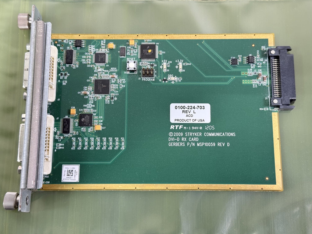 STRYKER COMMUNICATIONS DVI D RX CARD1
