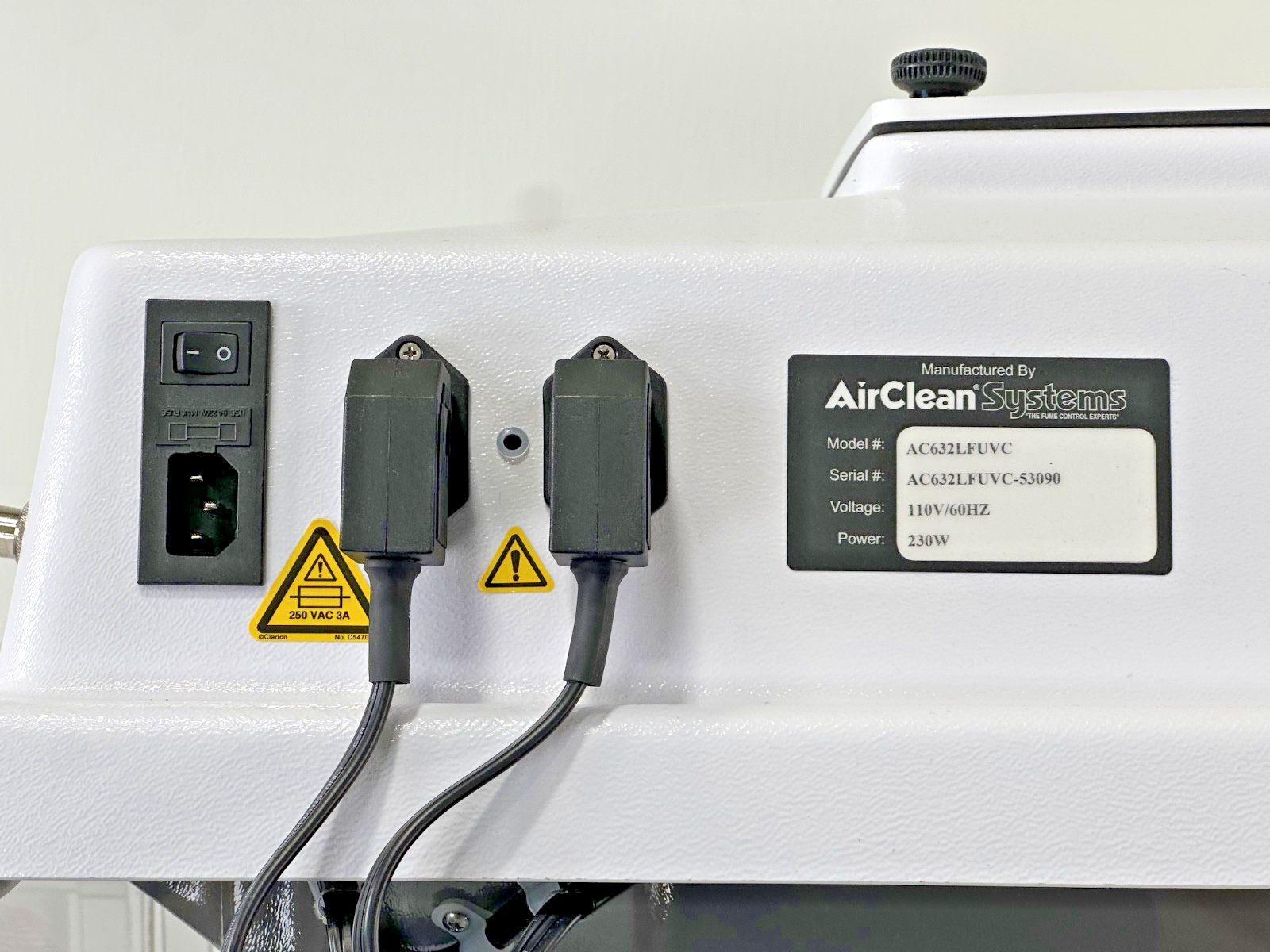 AirClean Systems 600 AC632LFUVC 32in PCR Workstation 110V Parts8