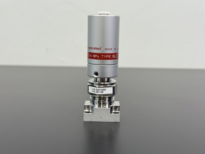 Fujikin DC2F3000 Gas Pressure Regulator Valve Type N.C. 0.6MPa Made in Japan