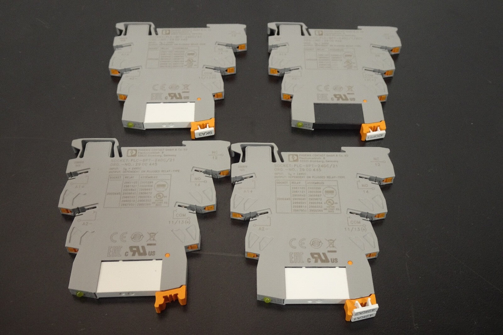 Phoenix Contact PLC BPT 24DC/21 2900445 Base with 2961105 Relay3
