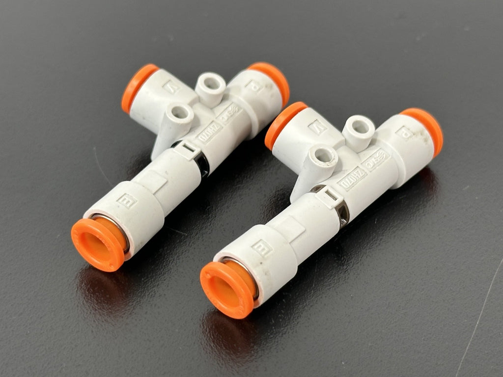 Lot of 2 SMC ZH07D Inline Vacuum Generator Ejectors2