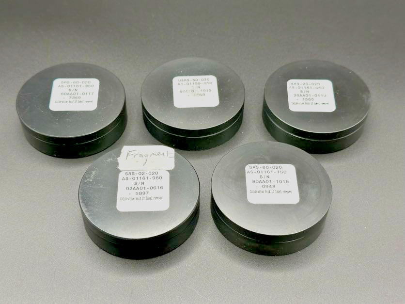 Lot of 5 Labsphere SRS Reflectance Standards SRS 80 020 SRS 02 0201
