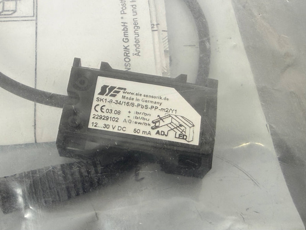 SIE Sensor SK1 3 34/16/8 PbS PP m2/1 Photoelectric Sensor 12–30V DC1