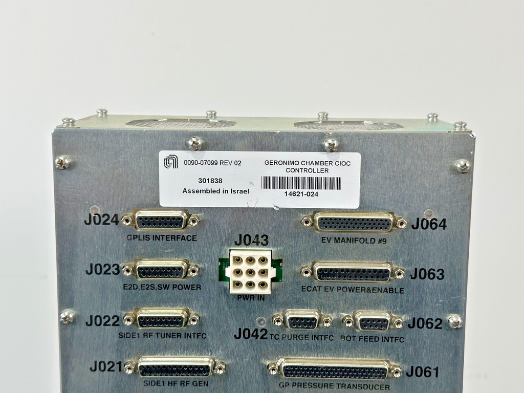 Applied Materials AMAT 0090 07099 REV 02 Geronimo Chamber CIOC Controller Used4