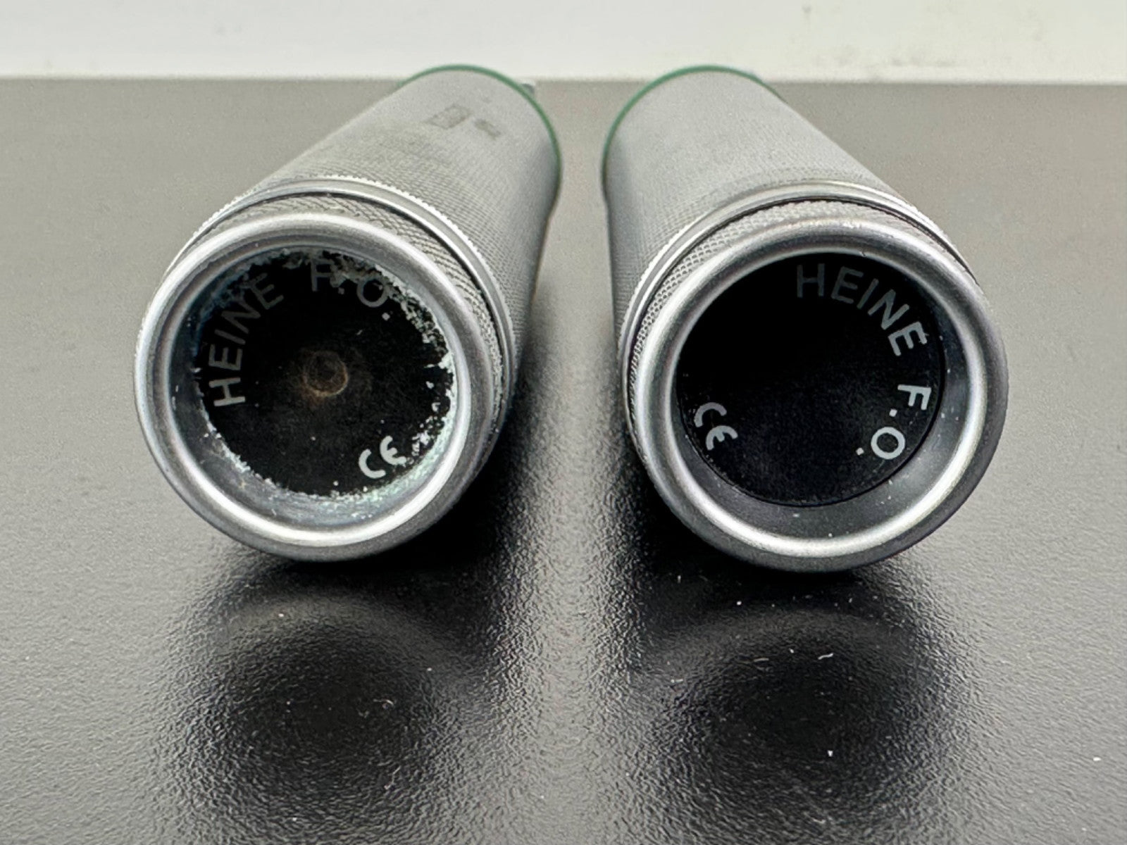 Heine Laryngoscope Handles F.O Fiber Optic Standard Size Germany Lot of 23