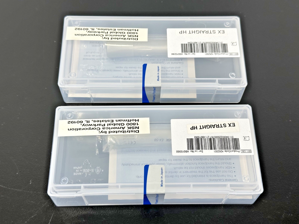 NSK EX 5B EX Straight HP Handpiece Lot of 2 New Sealed1