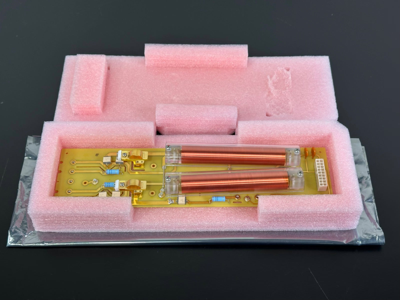 STIFEX 3610 0001 RF Coil PCB Assembly Board w/ Dual Copper Inductors NOS NEW0
