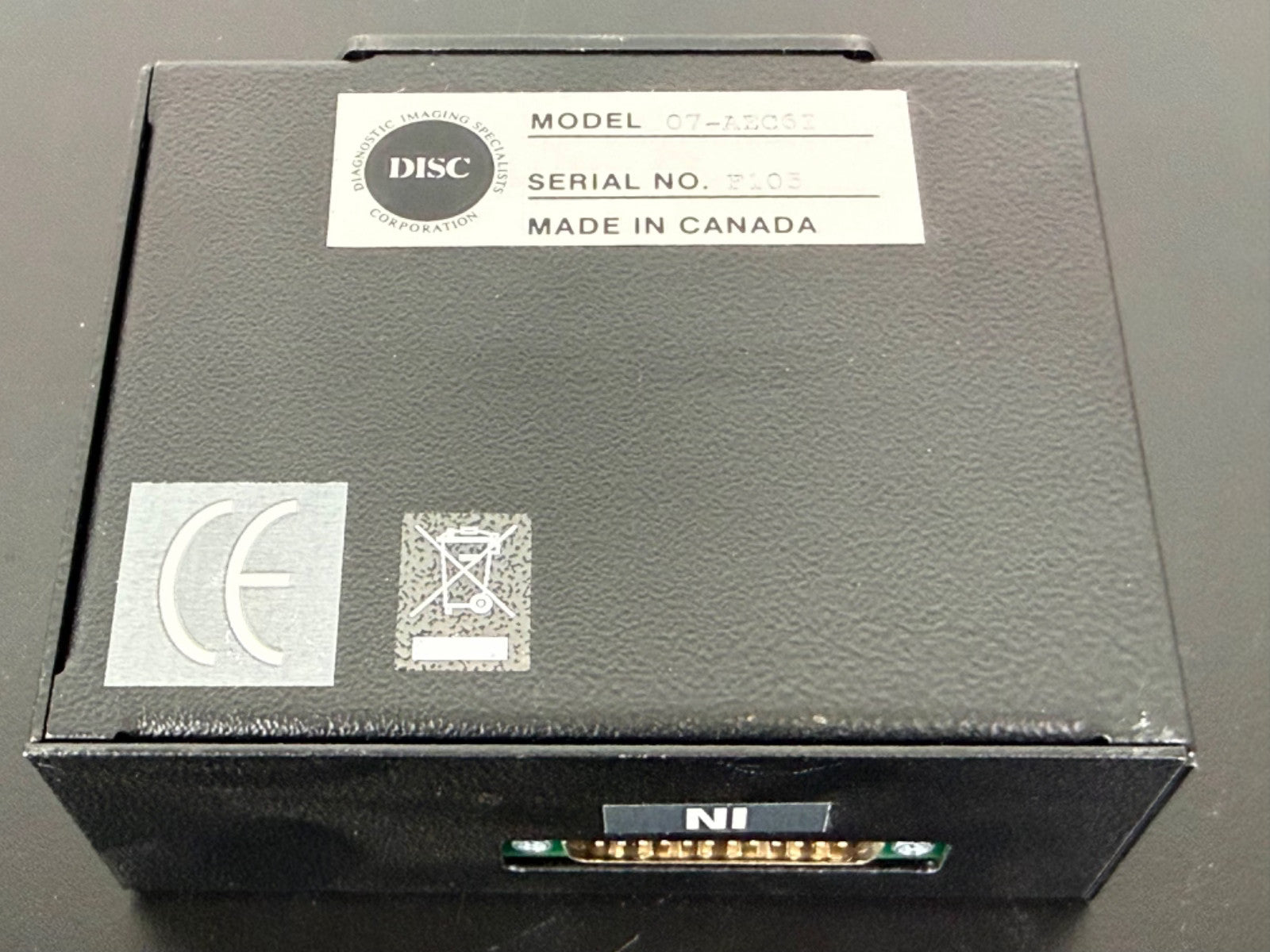DISC 07 AEC61 Medical Imaging Interface Control Unit Diagnostic Imaging System2