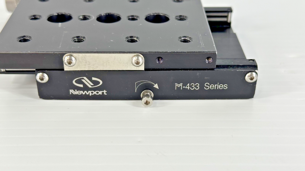 Newport M 433 Linear Translation Stage w/ SM 25 Vernier Micrometer4