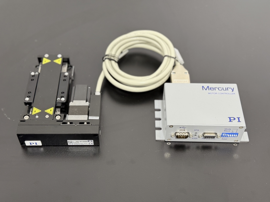 PI Mercury C 663.12 Controller + L 836.501200BF Precision Linear Stage0
