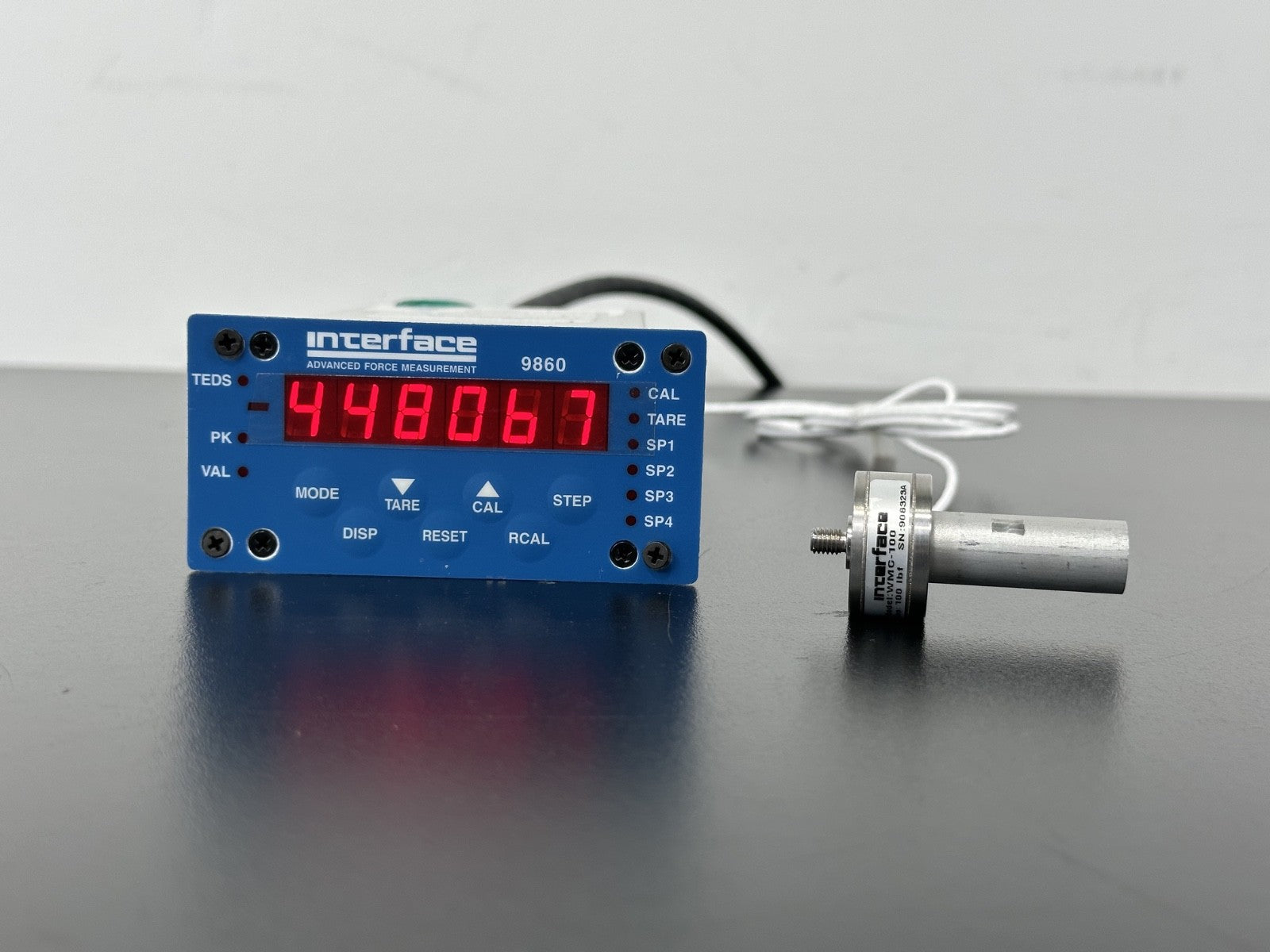 Interface 9860 1 REVB Advanced Force Measurement Indicator w/ Sensor0