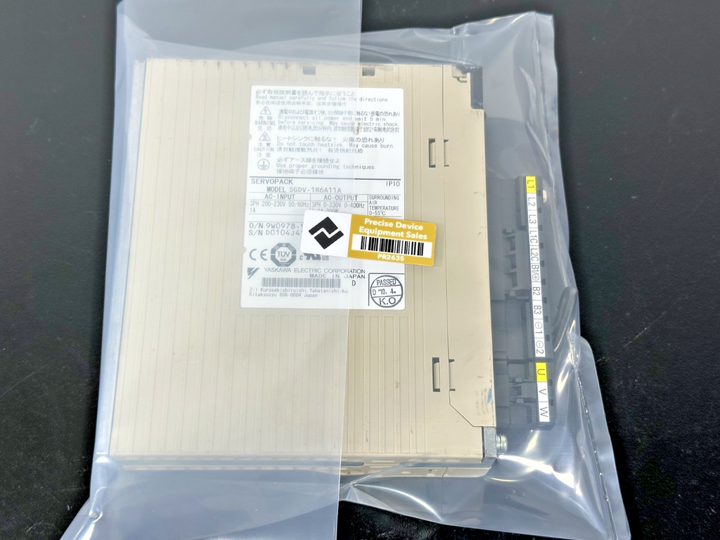 Yaskawa SGDV 1R6A11A SERVOPACK 200V 200W AC Servo Drive Amplifier5