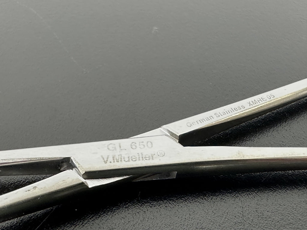 V. Mueller GL650 German Stainless Foerster Sponge Holding Forceps 9.5"4