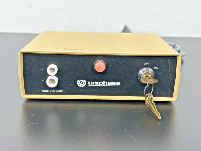 JDS Uniphase 1202 1 HeNe Laser Power Supply 115V w/ 2 Keys & Cord Working