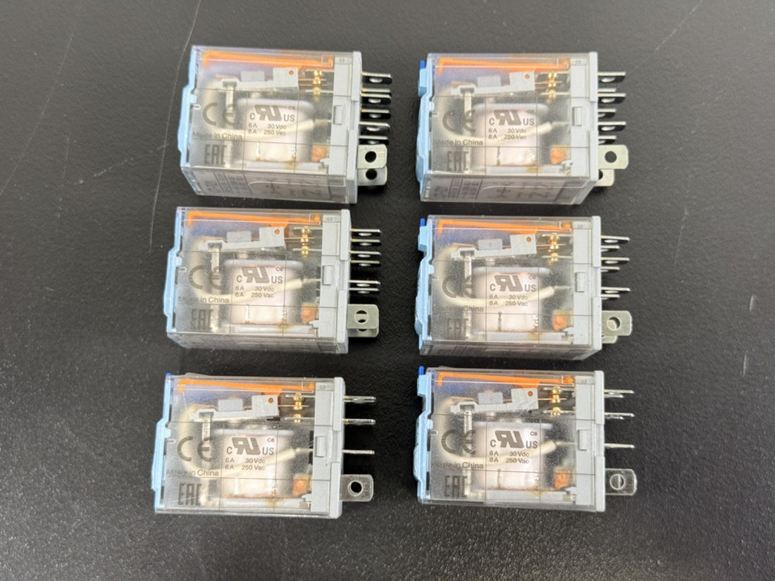 Comat Releco C7 T21 Plug In Control Relay – 24V DC Coil, 6A 250VAC – 6 pack0