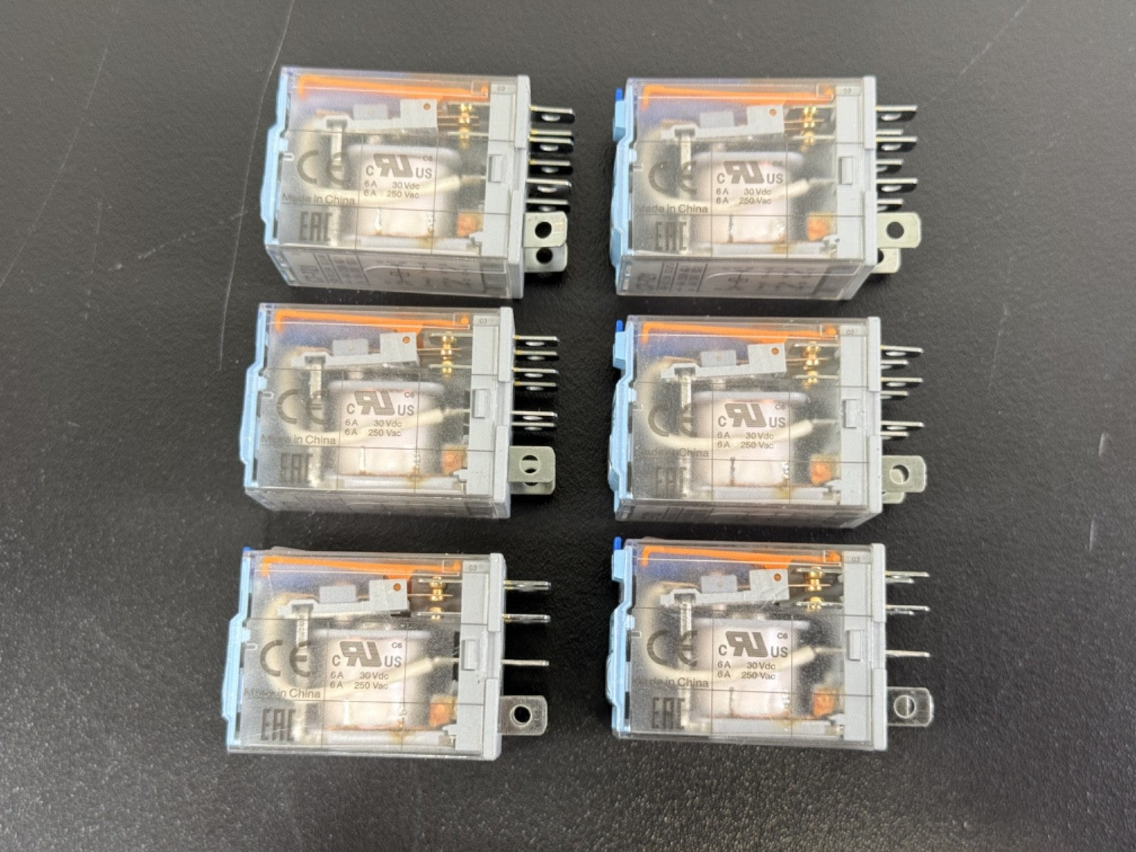 Comat Releco C7 T21 Plug In Control Relay – 24V DC Coil, 6A 250VAC – 6 pack0