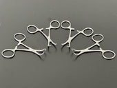 Lot of 4 Argent 43 1 606 Foerster Sponge Forceps Stainless4