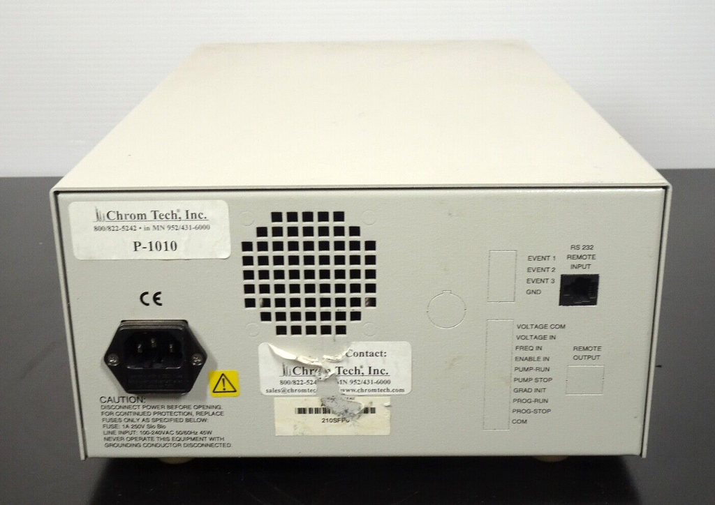 Chrom Tech ISO 1000 P 1010 Isocratic Metering HPLC Pump SS 6000 psi2