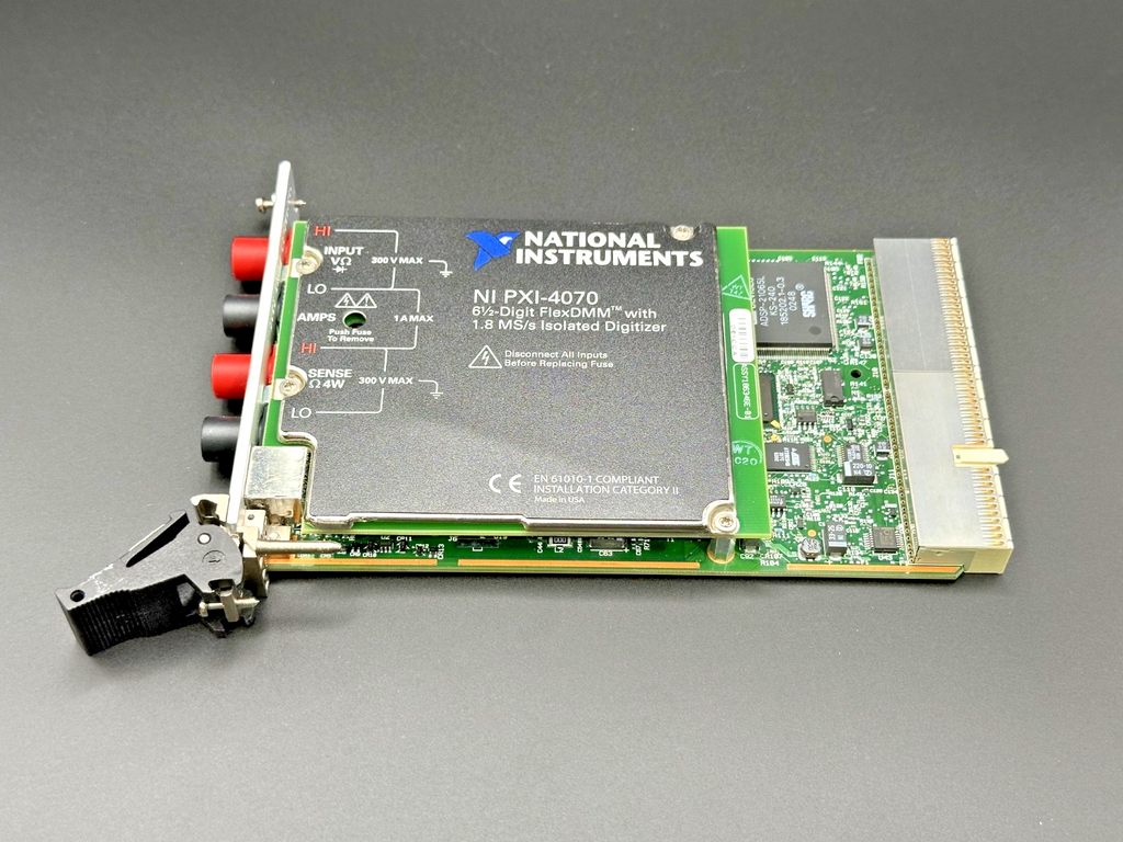 National Instruments NI PXI 4070 6.5 Digit FlexDMM 1.8 MS/s Digitizer Module0