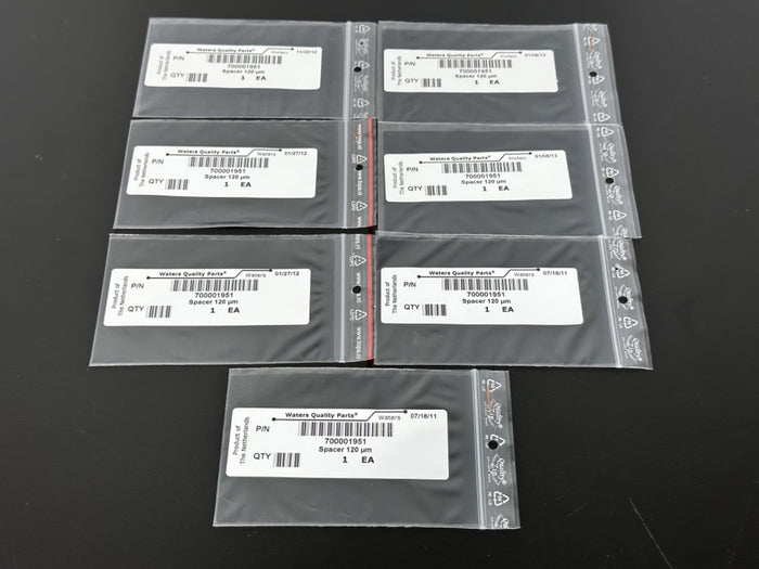 Waters 700001951 Spacer 120µm Waters Quality Parts Lot of 7 New