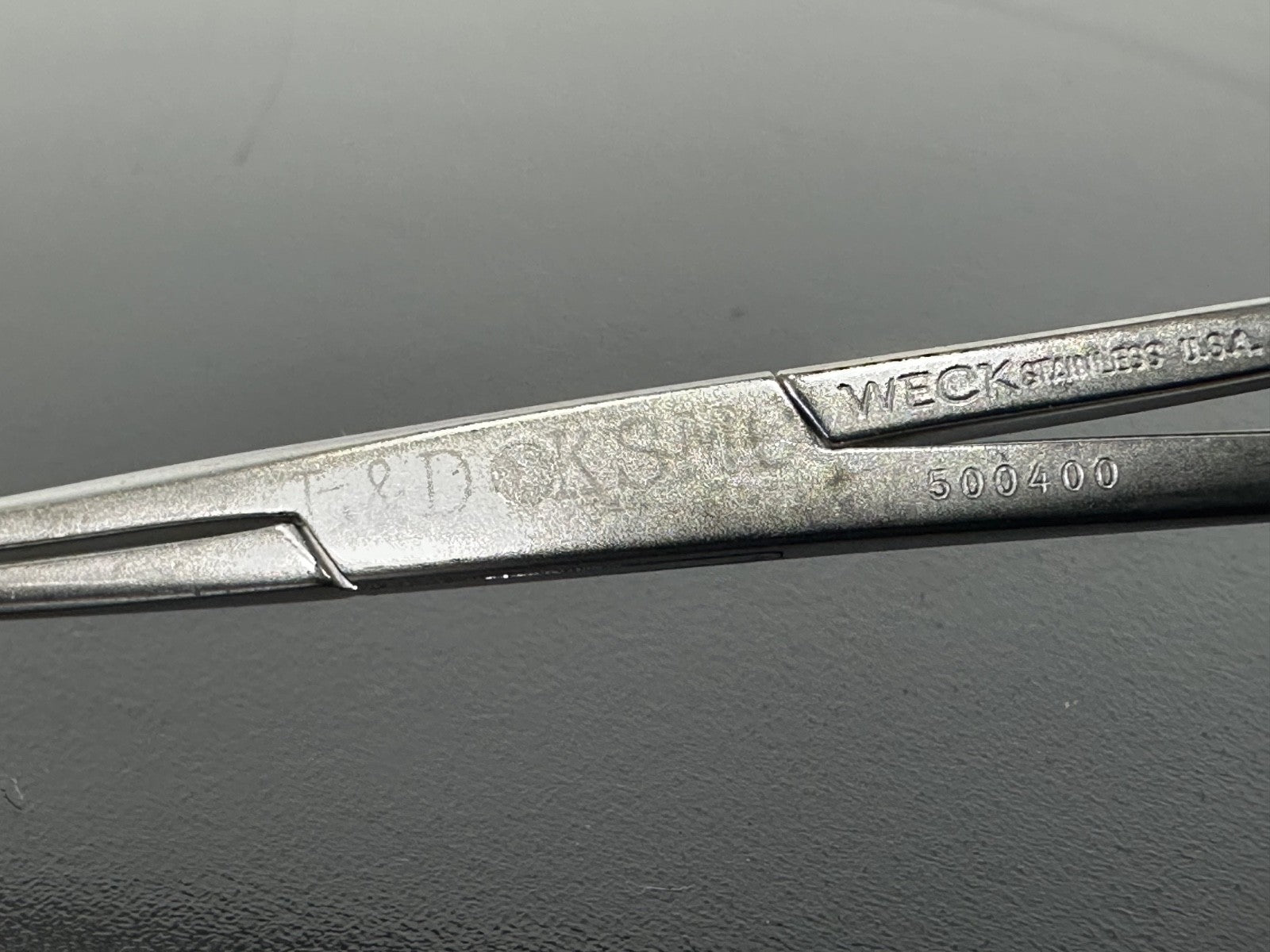 WECK 500400 Surgical Ring Tip Forceps Clamp Stainless Steel4