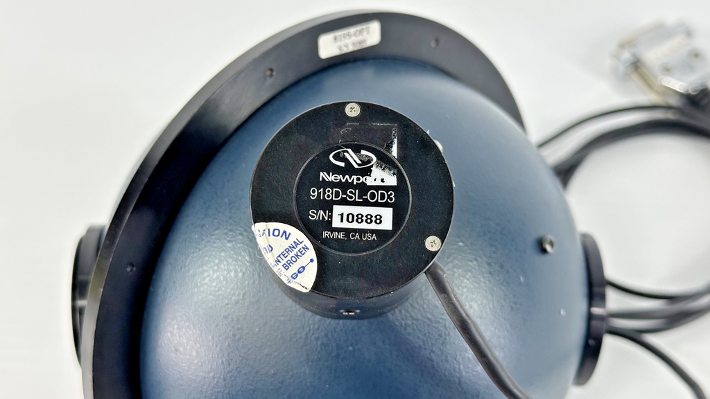 Newport 819S OPT Integrating Sphere with 918D SL OD3 Detector & Stand3