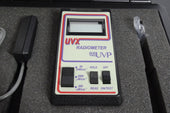 UVP UVX Radiometer UV Light Meter w/ Sensor Probe & Case Untested1